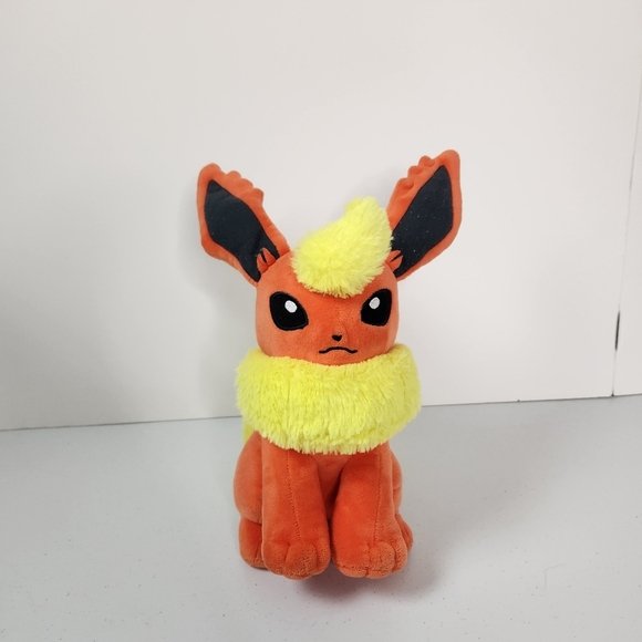 Vintage Flareon Pokemon Plush 3rd Round 1997 Nintendo Tag - Picture 1 of 9